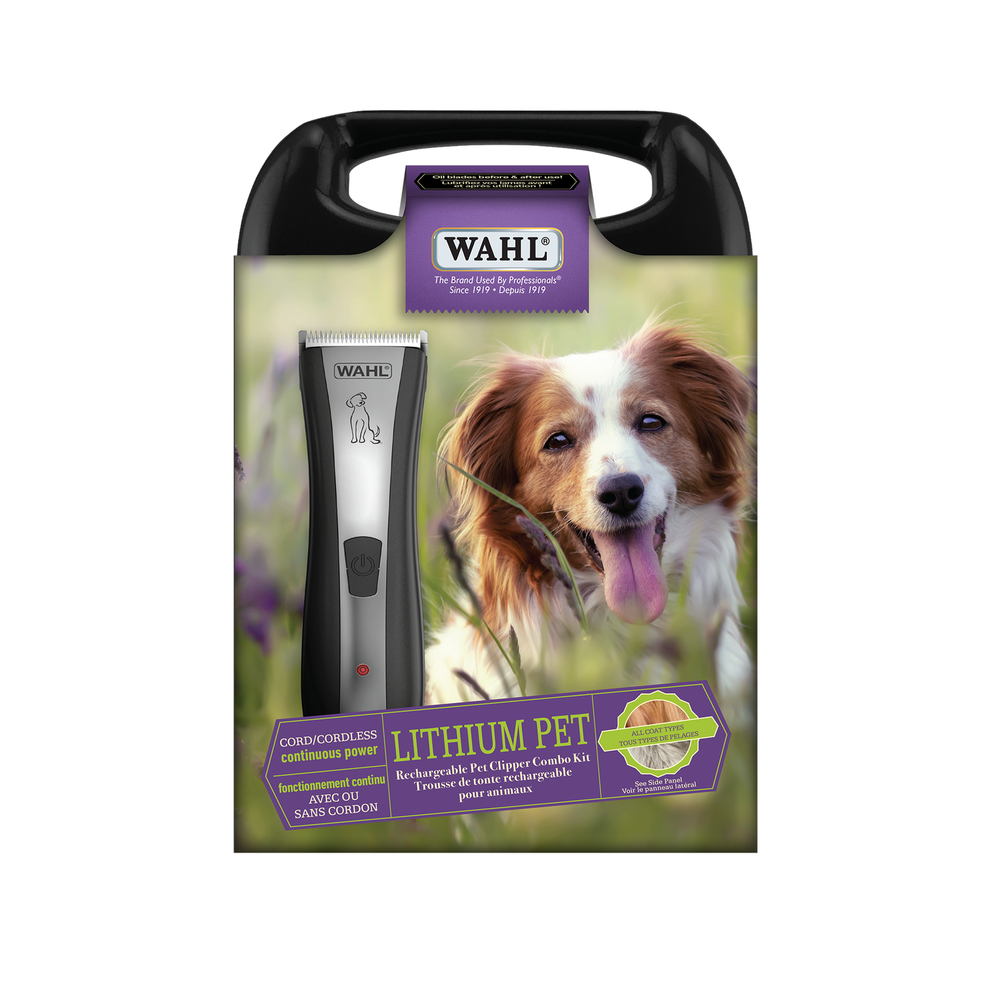 KIT TONDEUSE POUR ANIMAUX AU LITHIUM
