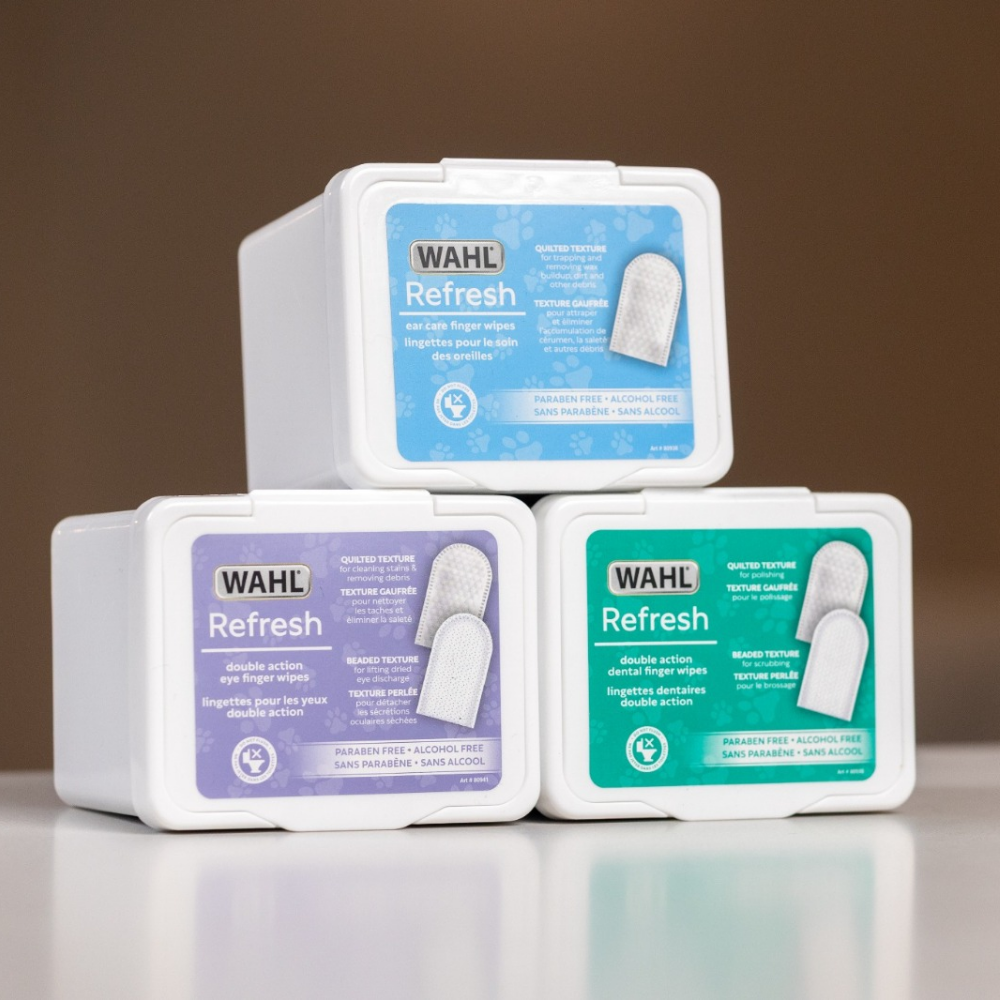 DOG EAR CLEANING FINGER WIPES-100 CT