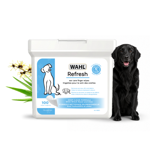 DOG EAR CLEANING FINGER WIPES-100 CT