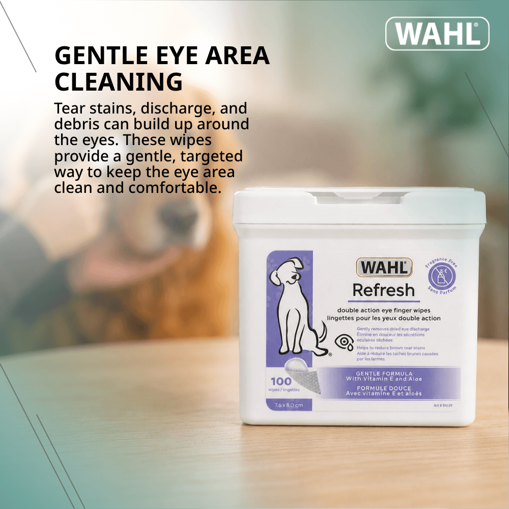 DOG EYE CLEANING FINGER WIPES - 100 CT
