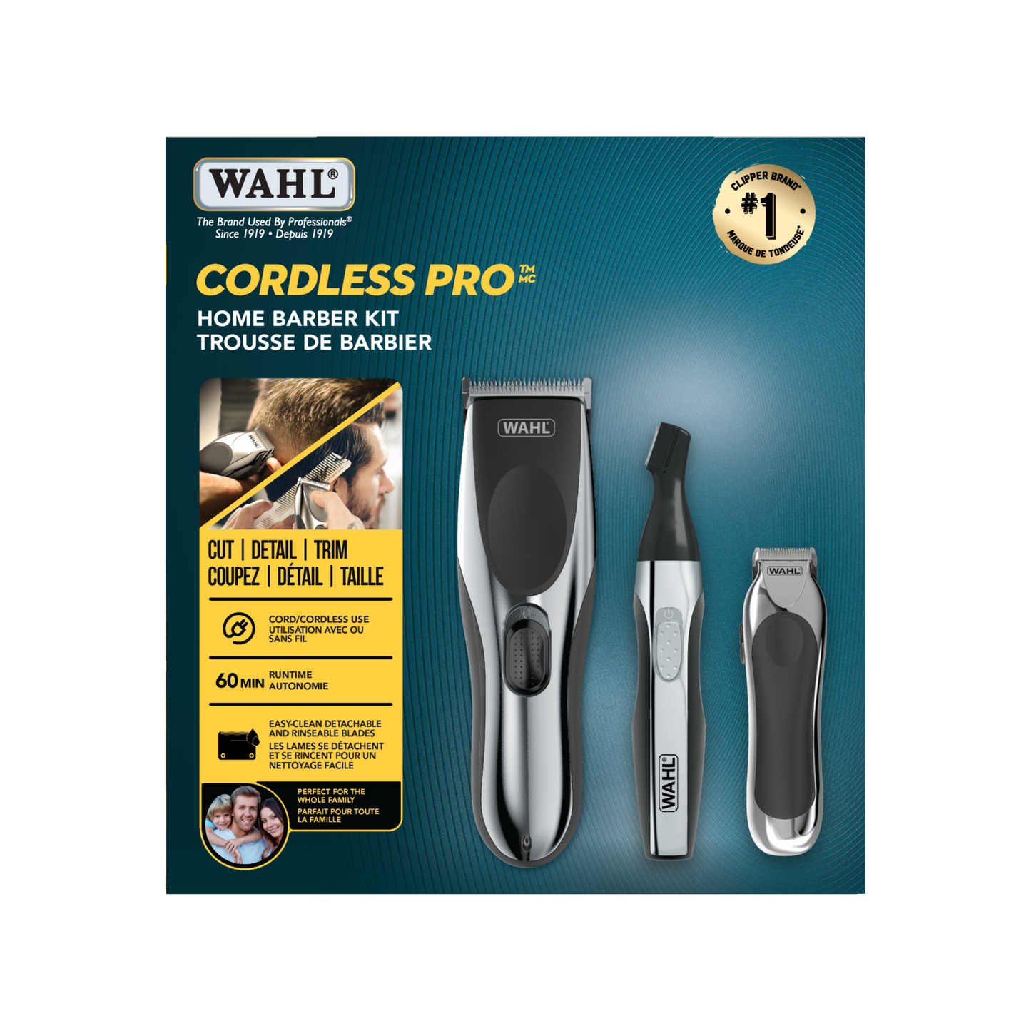 KIT DE BARBIER SANS FIL PRO HOME