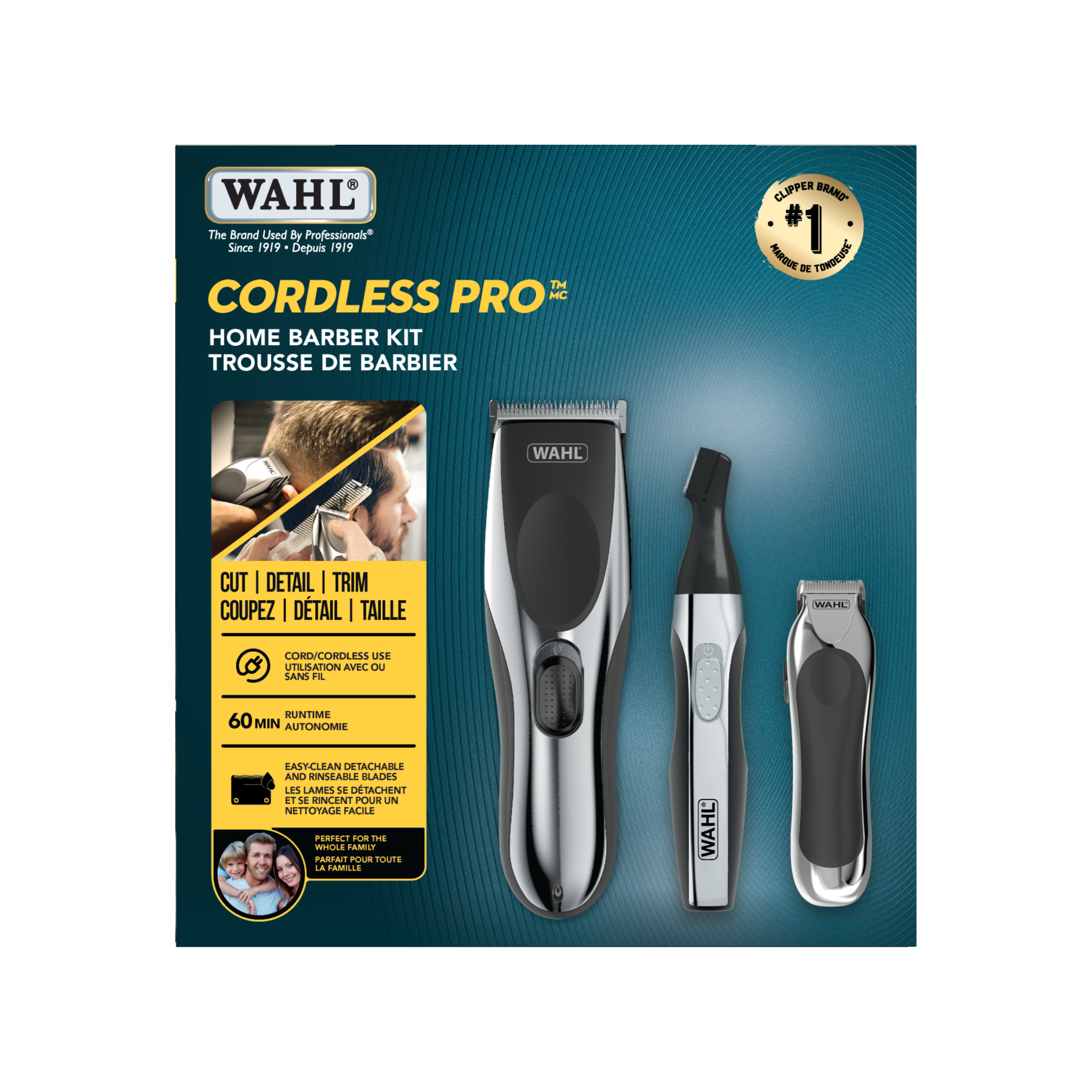 KIT DE BARBIER SANS FIL PRO HOME