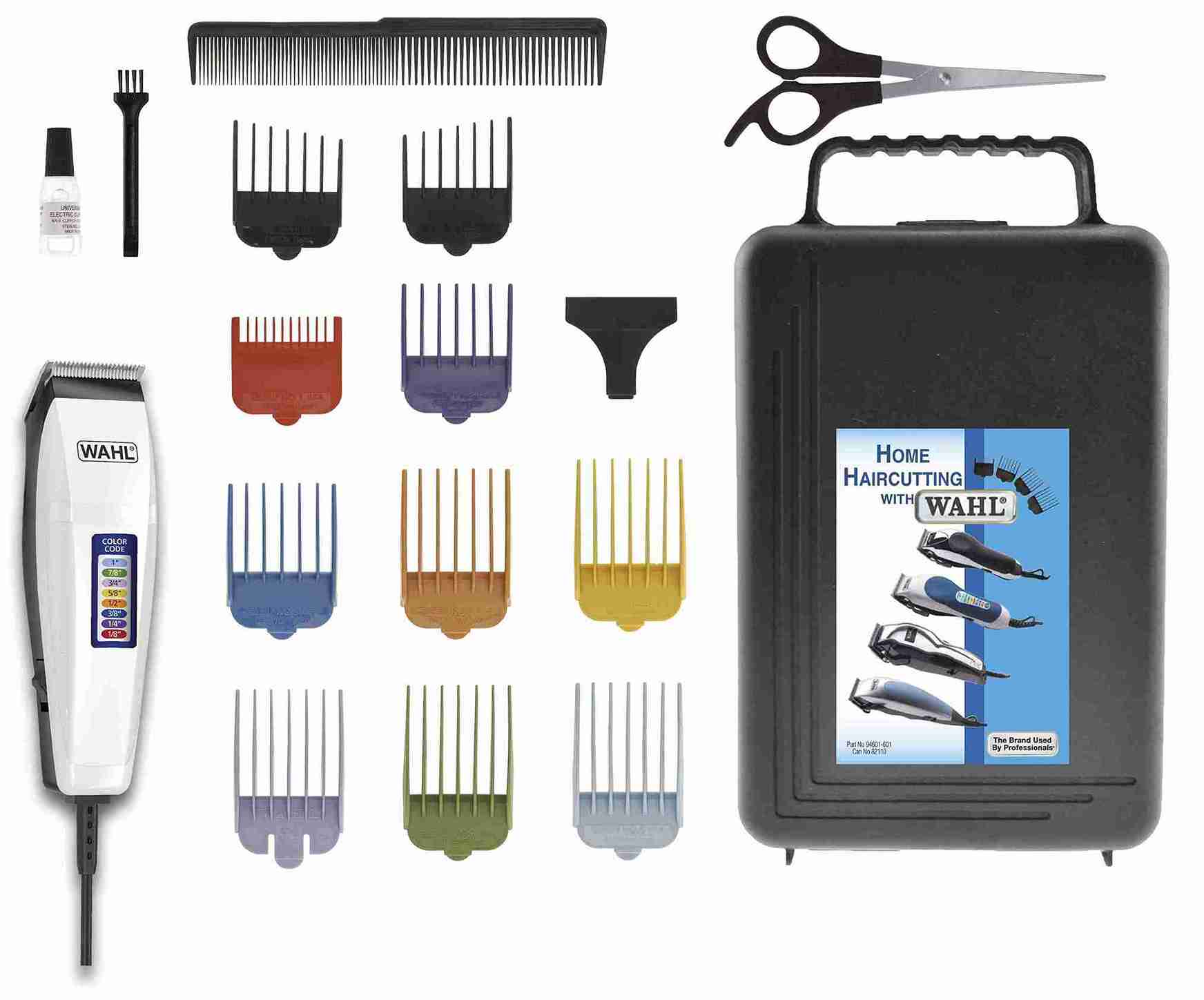 KIT DE COUPE DE CHEVEUX COLOR PRO 17 PIÈCES