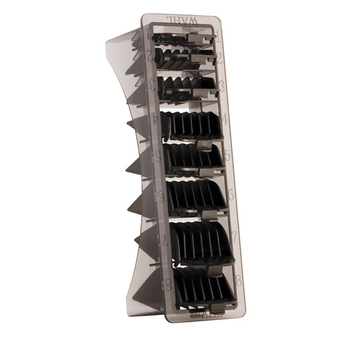 Caddy de guides avec 8 guides de tondeuse noirs
