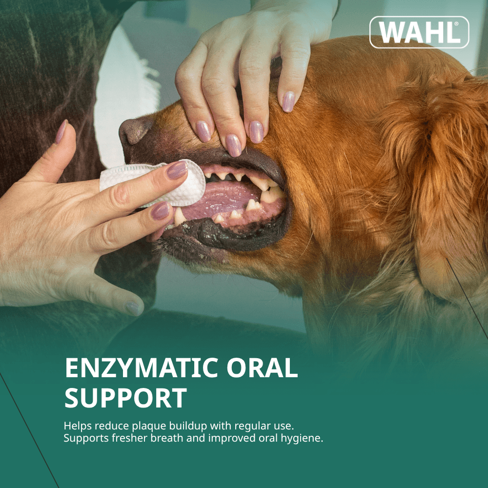 DOG DENTAL CLEANING FINGER WIPES - 100 CT