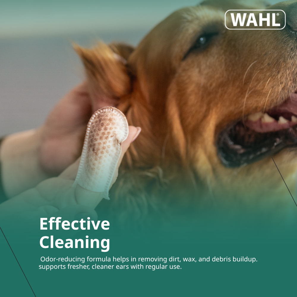 DOG EAR CLEANING FINGER WIPES-100 CT