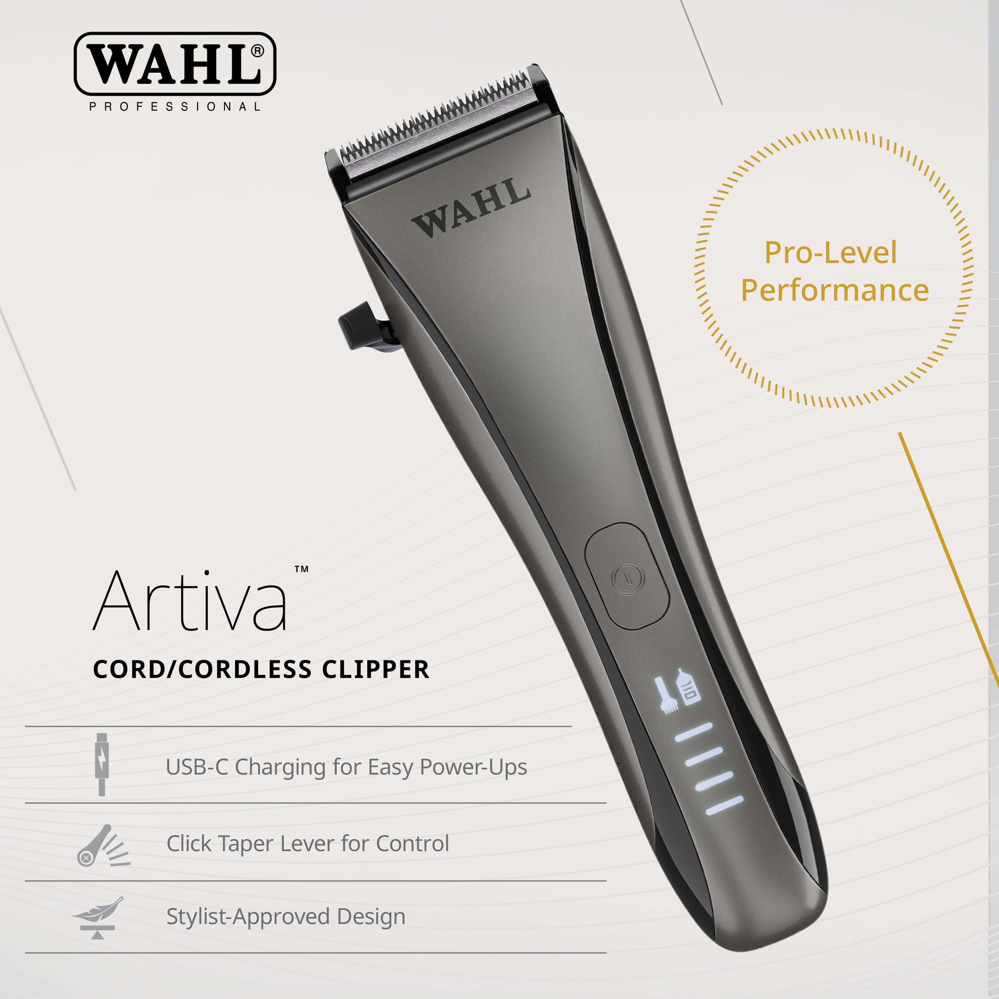 ARTIVA CORD/CORDLESS HAIR CLIPPER