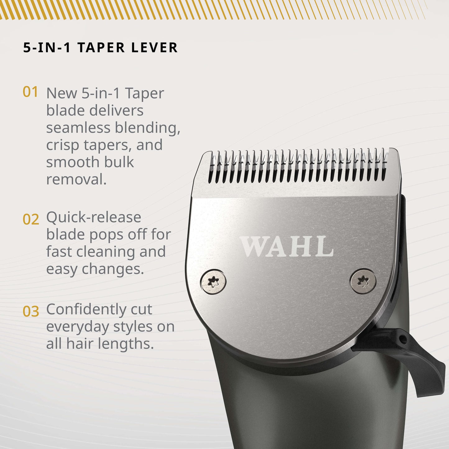 ARTIVA CORD/CORDLESS HAIR CLIPPER