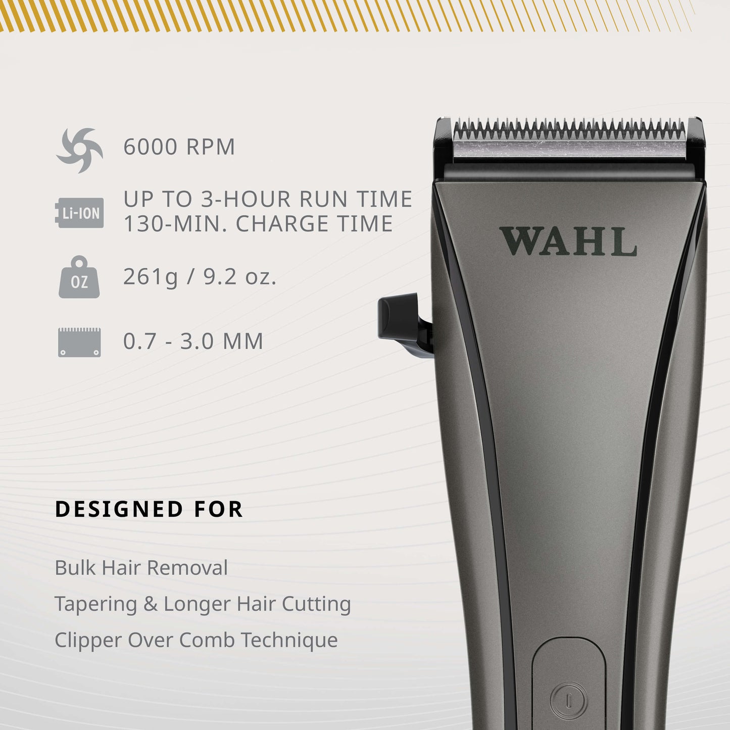 ARTIVA CORD/CORDLESS HAIR CLIPPER