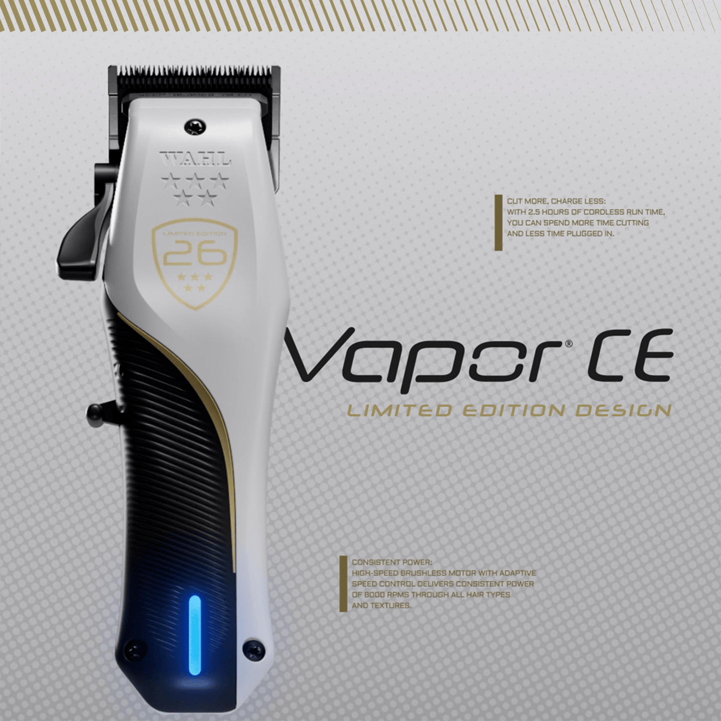 5 STAR VAPOR™ CORD/CORDLESS CLIPPER CHAMPIONSHIP EDITION