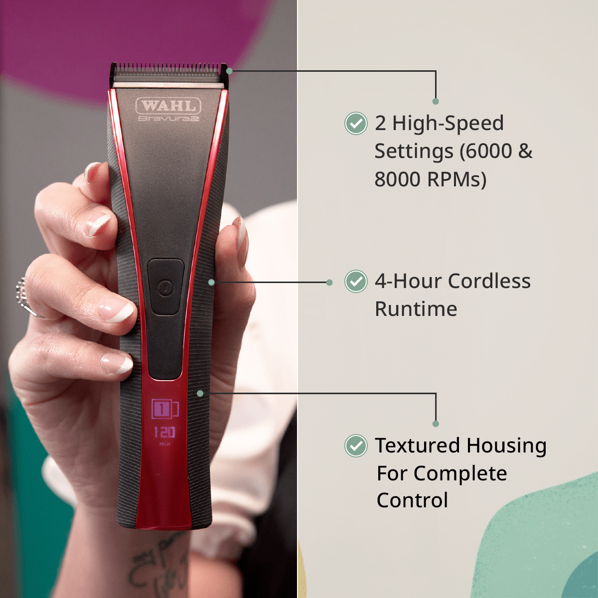 WAHL bravura 2.0 lithium dog clippers
