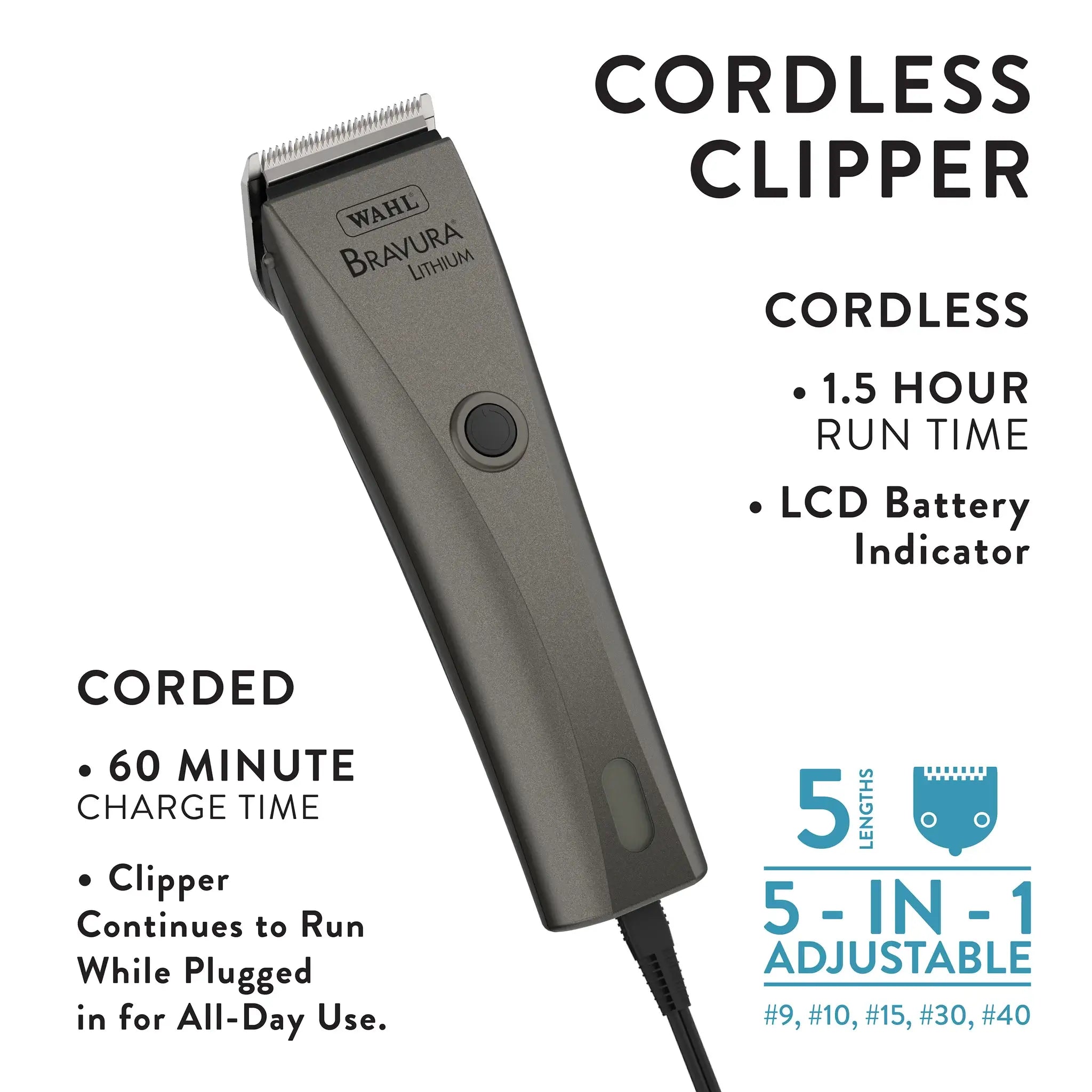 WAHL bravura cordless clipper