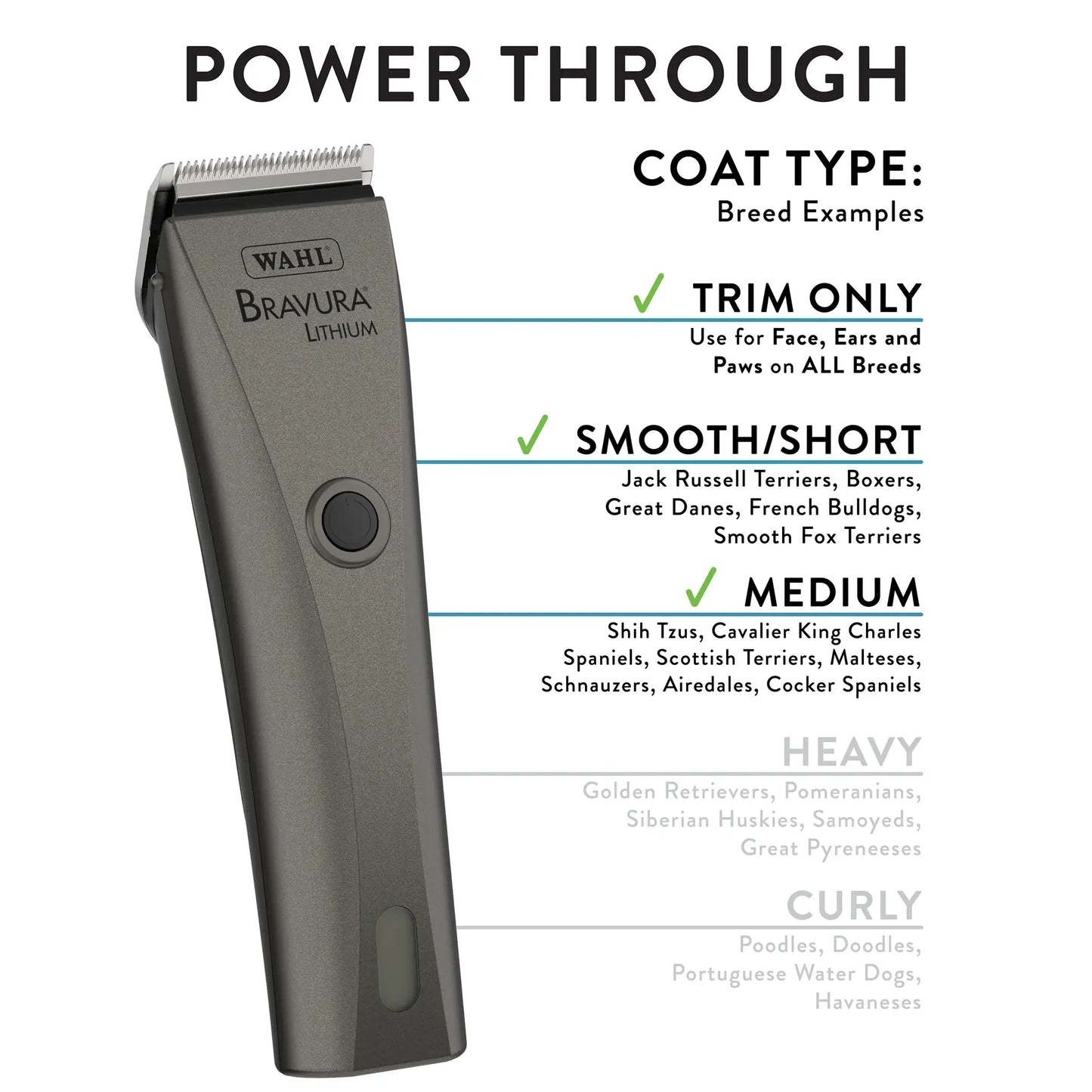 WAHL bravura lithium cordless clipper