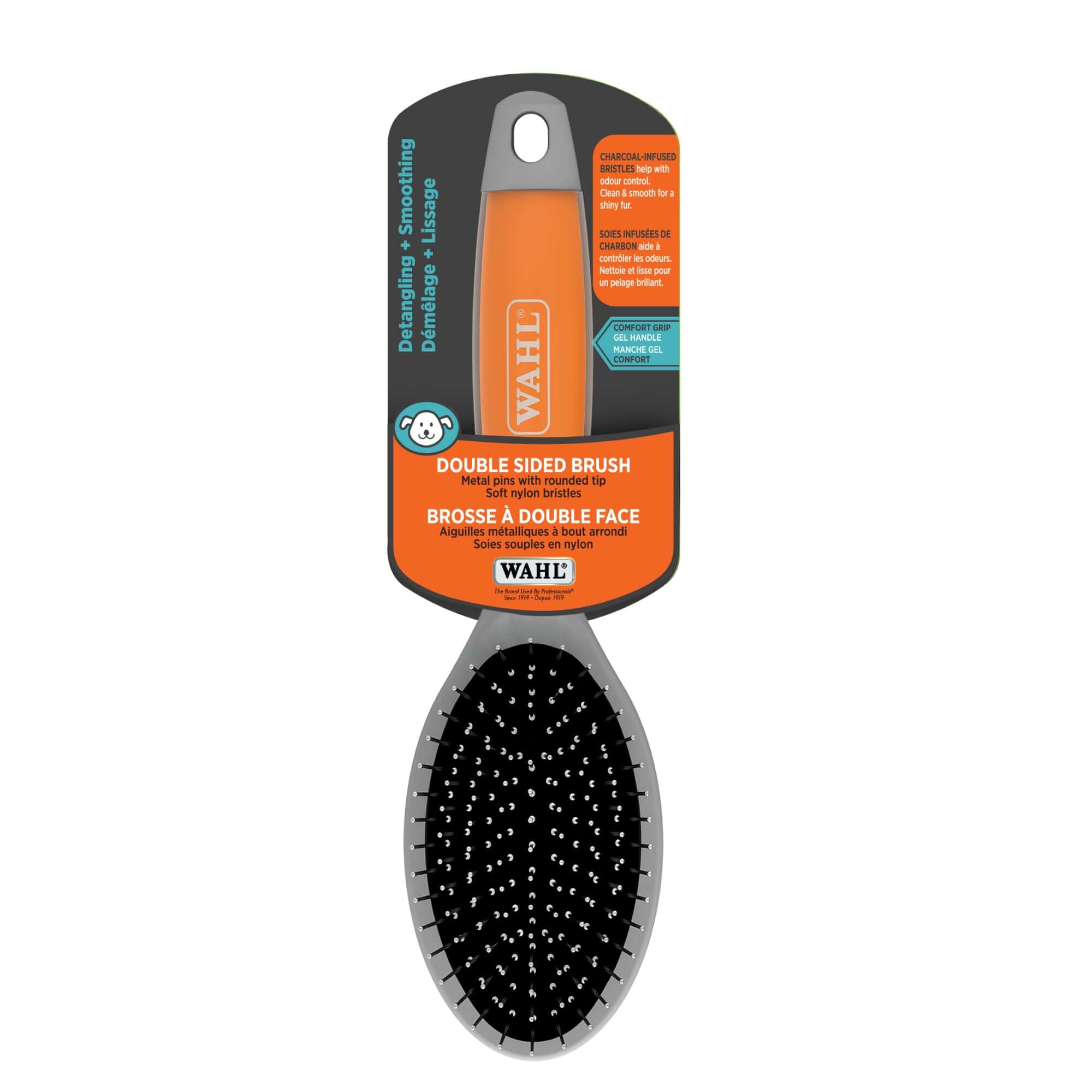 double sided hair brush for straightening hair