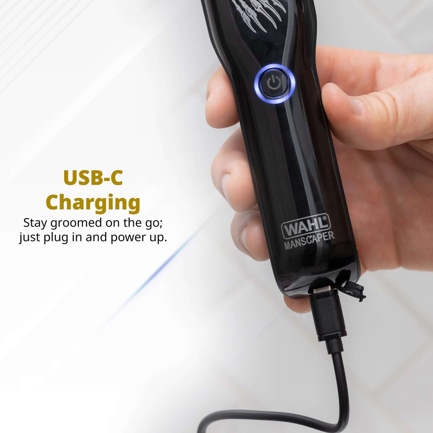 manscaping electric trimmer with USB C Charging