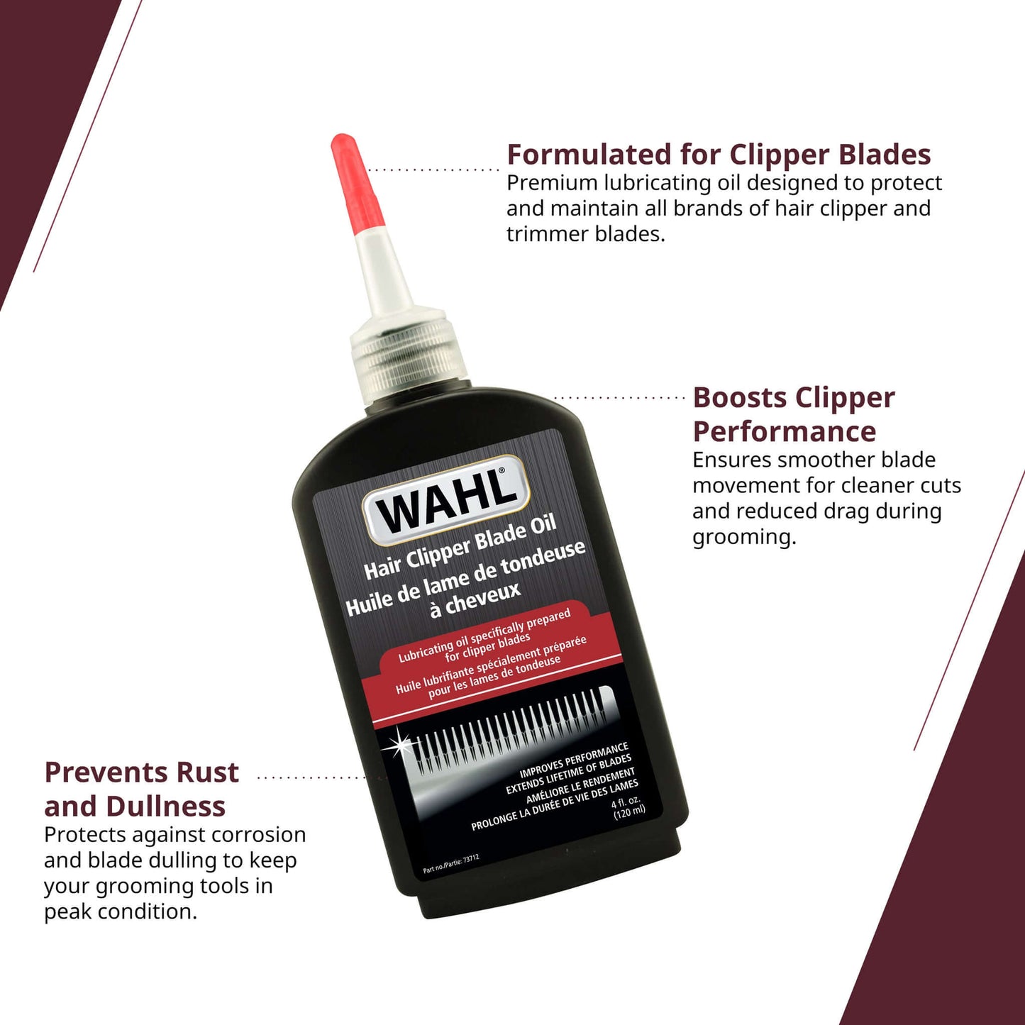 wahl hair trimmer oil