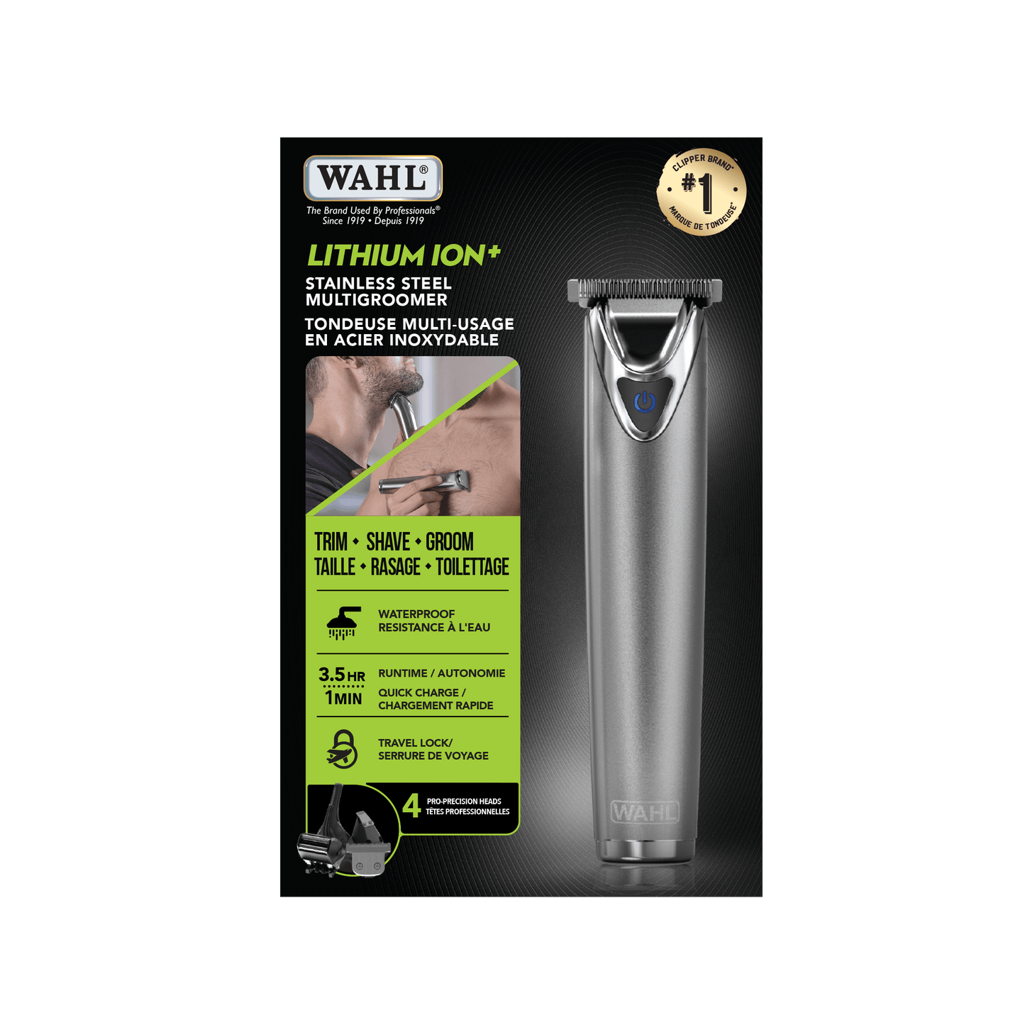 wahl lithium ion beard trimmer