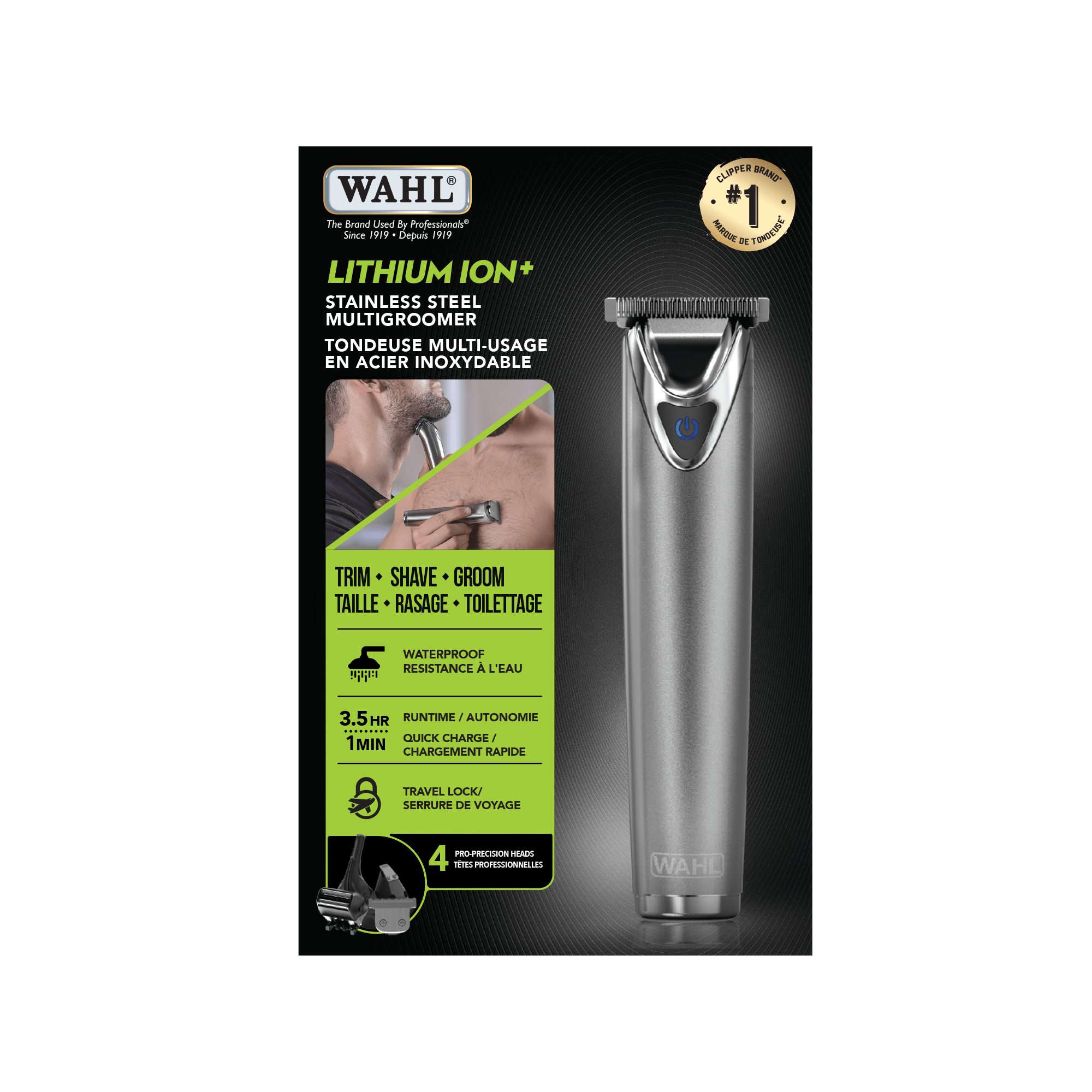 wahl lithium ion beard trimmer