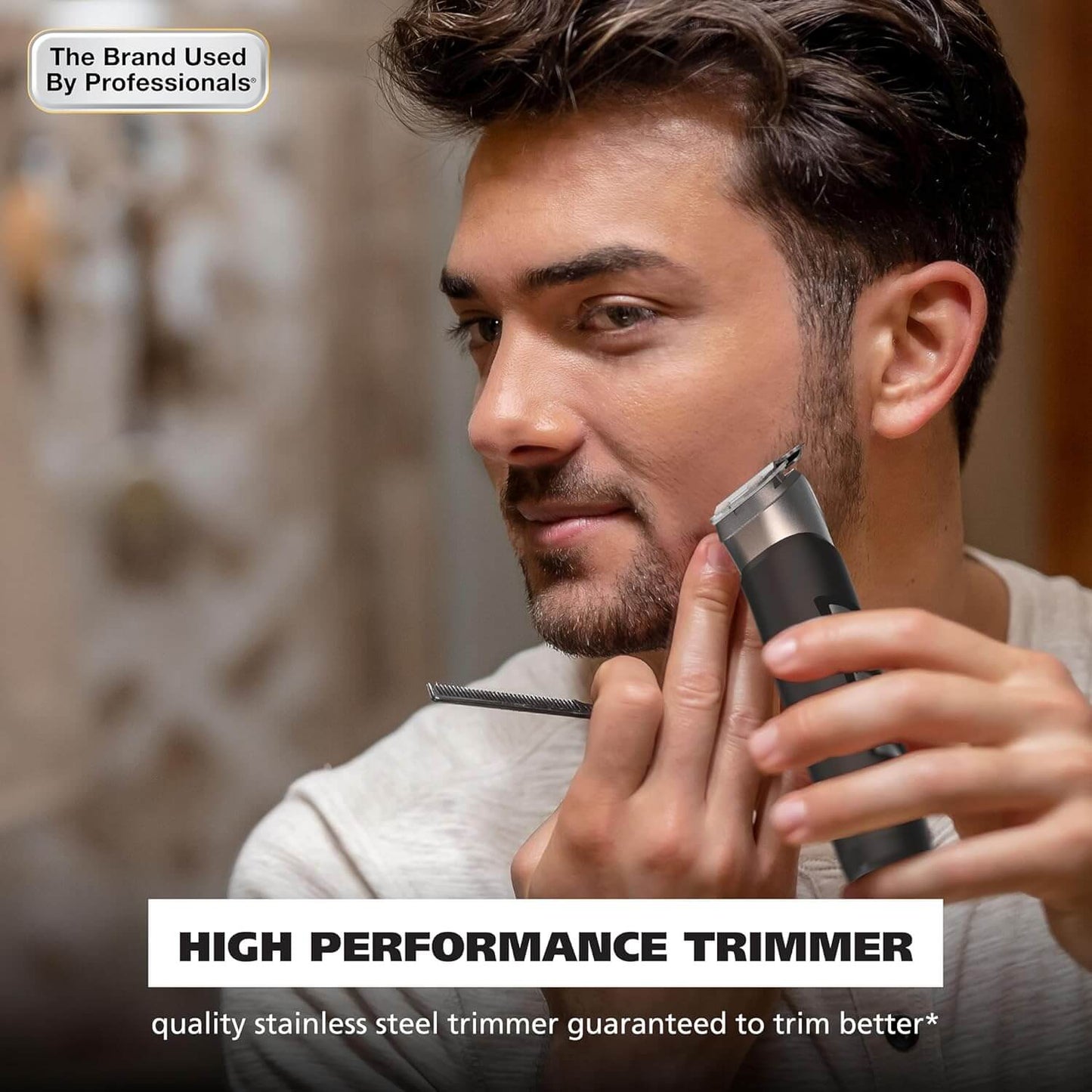 wahl lithium ion stainless steel trimmer