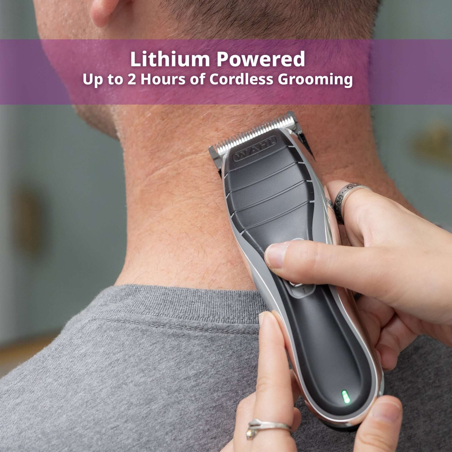 wahl clipper lithium ion cordless haircutting kit