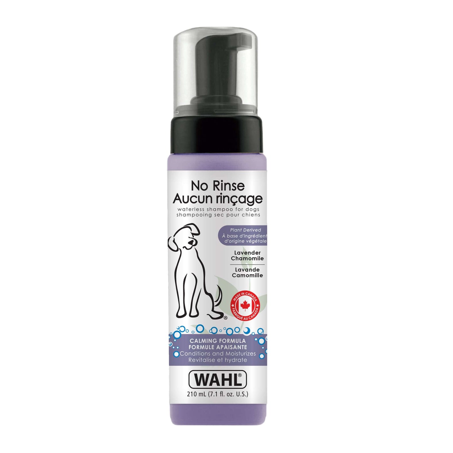 wahl no rinse dog shampoo