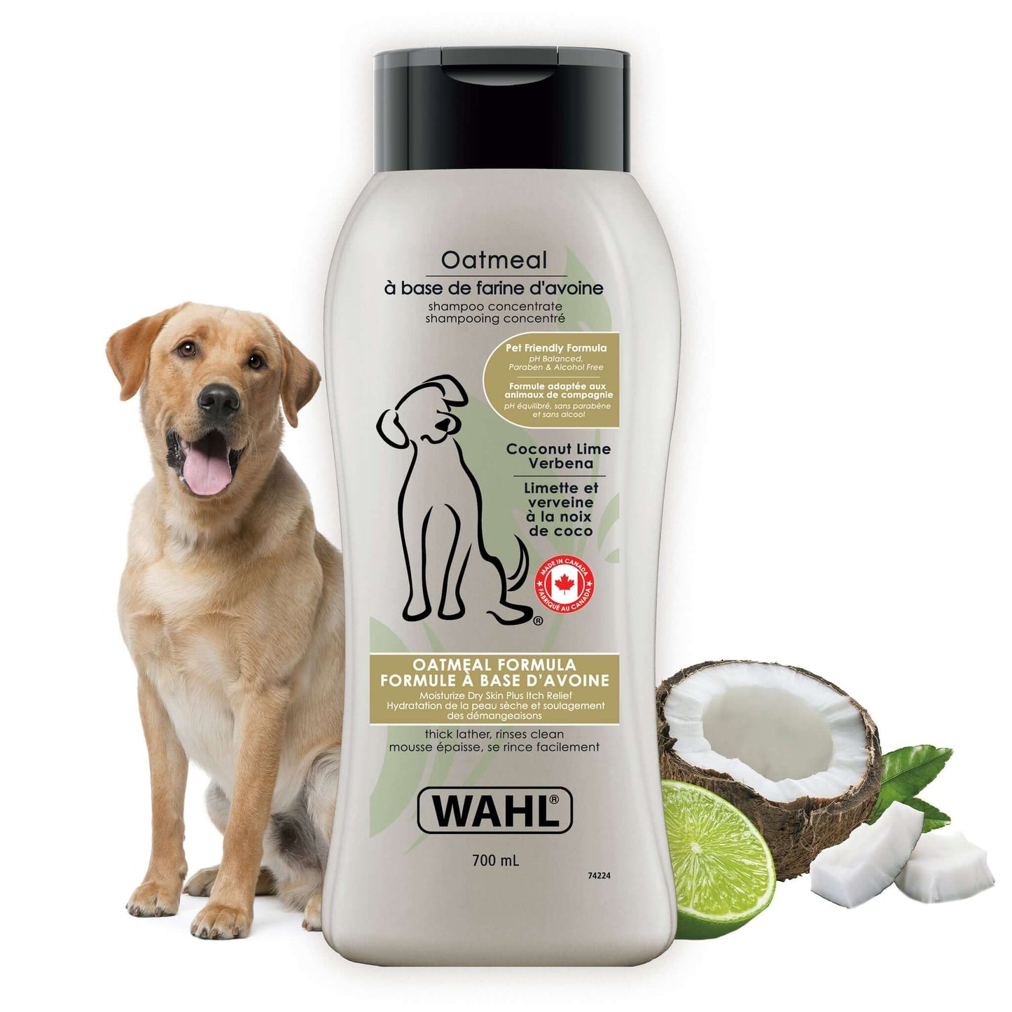 wahl oatmeal dog shampoo